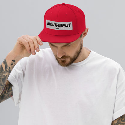 MouthSplit Gear Block Tag Snapback Hat