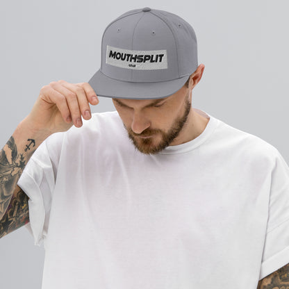 MouthSplit Gear Block Tag Snapback Hat