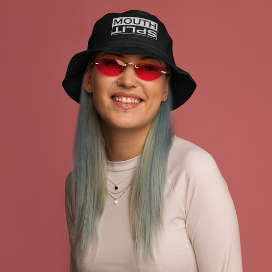 MouthSplit Flip Logo Bucket Hat