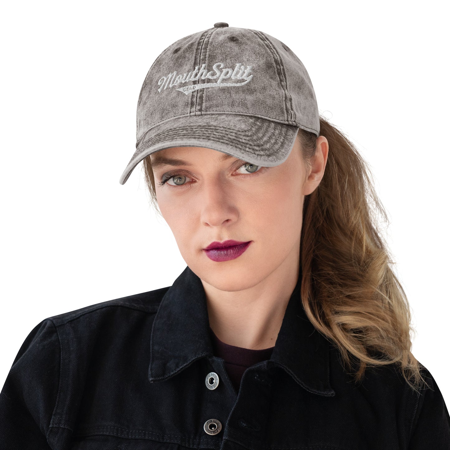 MouthSplit  Vintage Wash Dad Hat