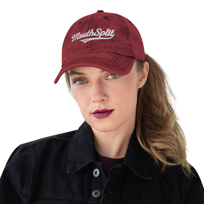 MouthSplit  Vintage Wash Dad Hat